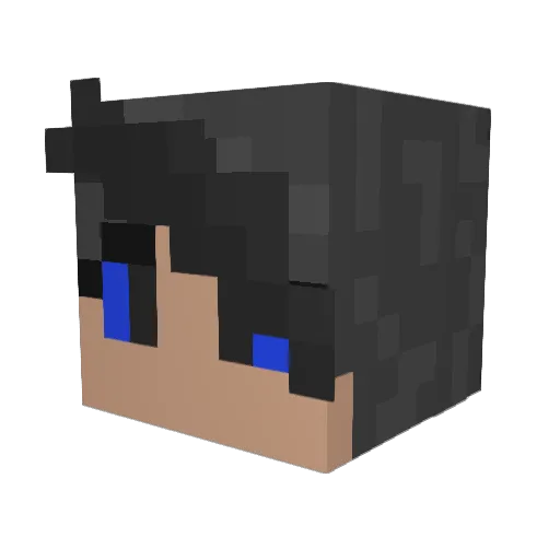 vilgotc Minecraft avatar head, 3D render