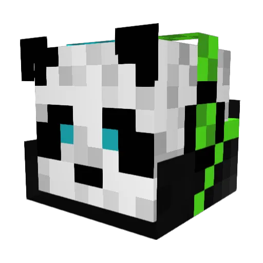 villads40 Minecraft avatar head, 3D render