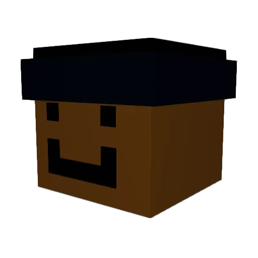 villads_2008 Minecraft avatar head, 3D render