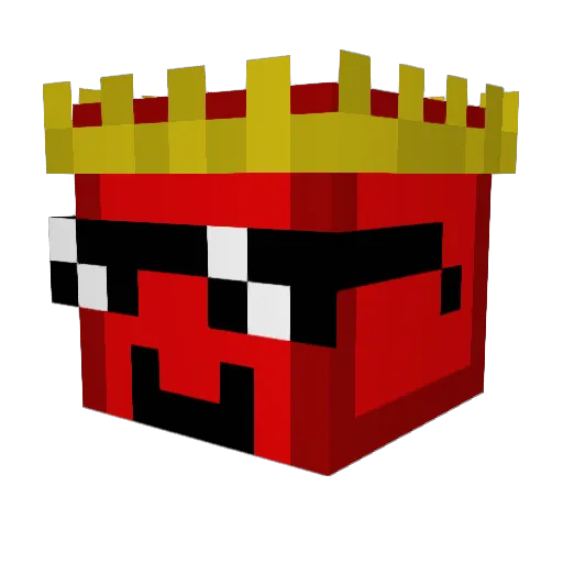 vilmer97 Minecraft avatar head, 3D render