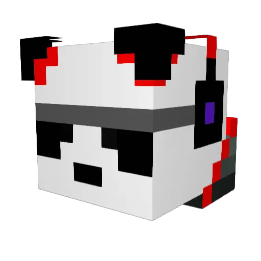 vilmosmc Minecraft avatar head, 3D render
