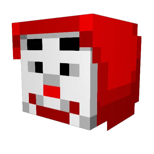 vilmus69 Minecraft avatar head, 3D render
