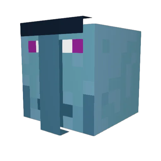 vilsen8 Minecraft avatar head, 3D render