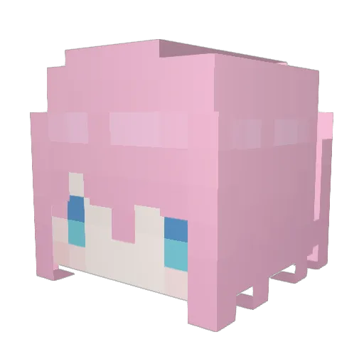 vin42o Minecraft avatar head, 3D render