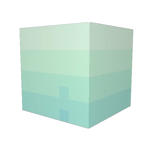 vina_saur Minecraft avatar head, 3D render