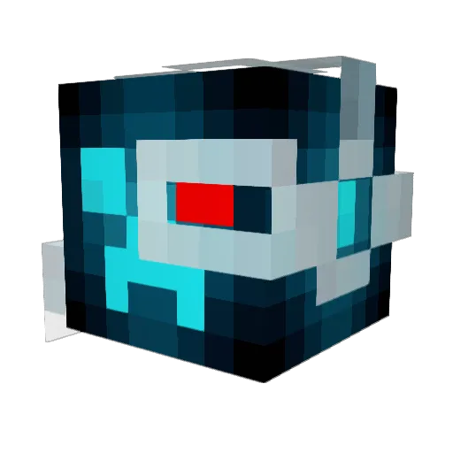 vincegib Minecraft avatar head, 3D render