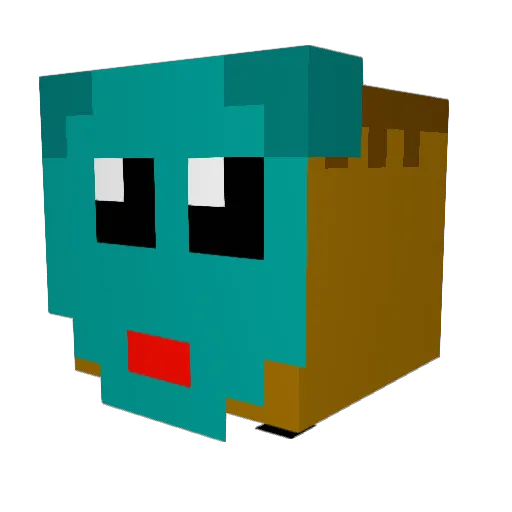 vincesky007 Minecraft avatar head, 3D render