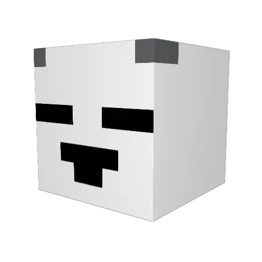 vincetheboss Minecraft avatar head, 3D render