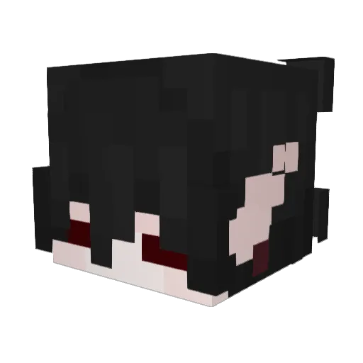vincettt_ Minecraft avatar head, 3D render