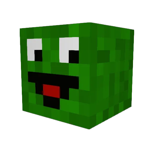 vincmlnrd Minecraft avatar head, 3D render