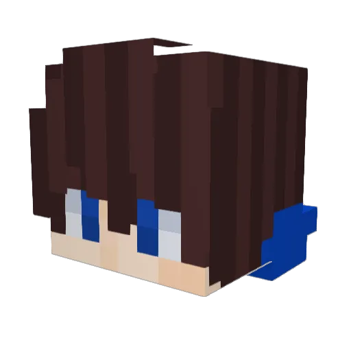 vincrojas Minecraft avatar head, 3D render