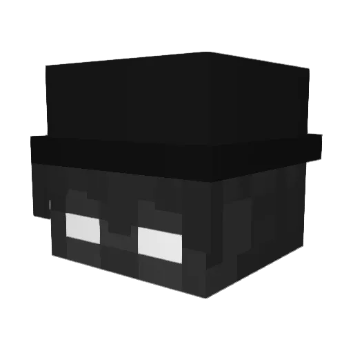 vinden_ Minecraft avatar head, 3D render