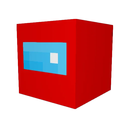vini10245 Minecraft avatar head, 3D render