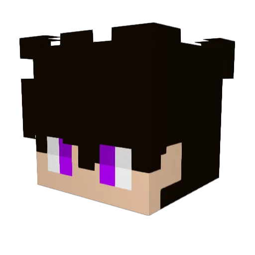 viniarts Minecraft avatar head, 3D render