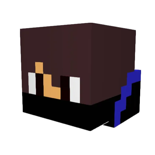 viniccius_games Minecraft avatar head, 3D render