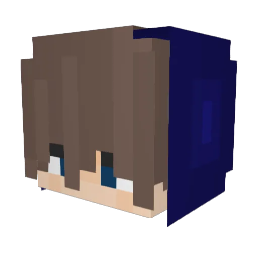 viniigbr Minecraft avatar head, 3D render
