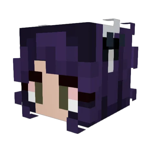 vinixture Minecraft avatar head, 3D render