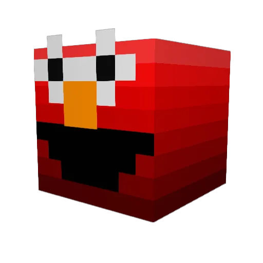 vinney123 Minecraft avatar head, 3D render