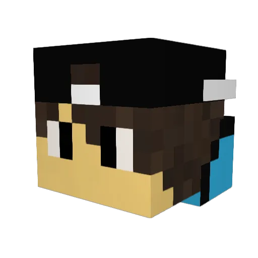 vinnie81403 Minecraft avatar head, 3D render