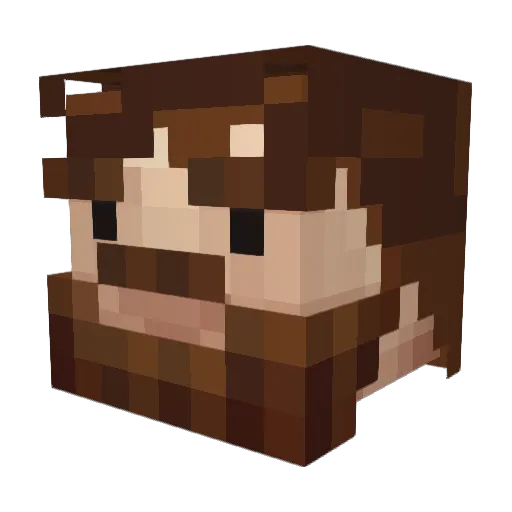 vinniv2 Minecraft avatar head, 3D render