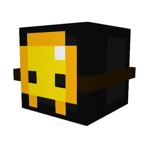 vintagebuilder Minecraft avatar head, 3D render