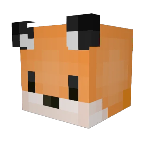 vinusirian Minecraft avatar head, 3D render