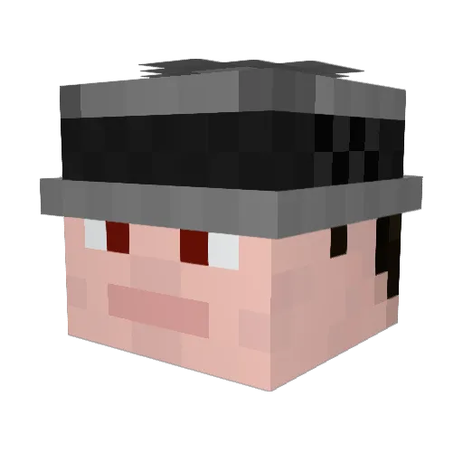 vinvindu82 Minecraft avatar head, 3D render