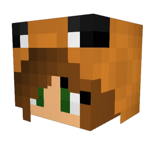 vinyl_scratch_l Minecraft avatar head, 3D render