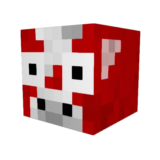 vinzenser Minecraft avatar head, 3D render