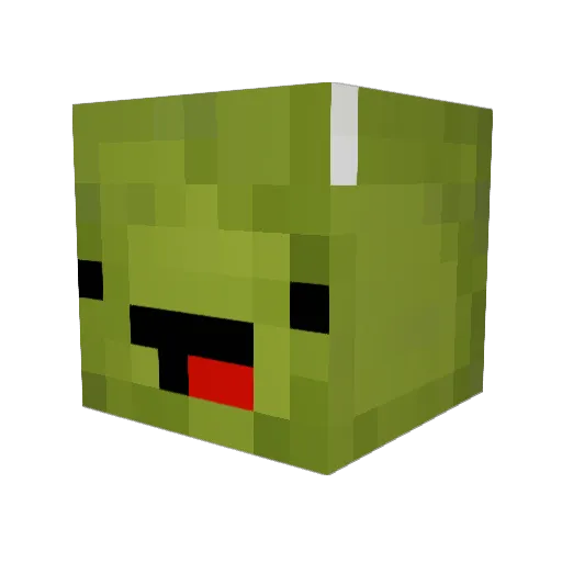 viocraw Minecraft avatar head, 3D render