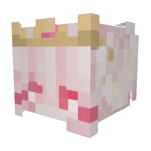 violetOnOsu Minecraft avatar head, 3D render