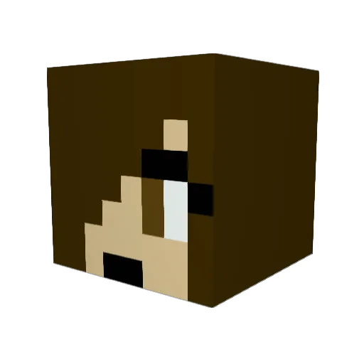 violet_57 Minecraft avatar head, 3D render
