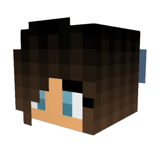 violet_dreamer Minecraft avatar head, 3D render