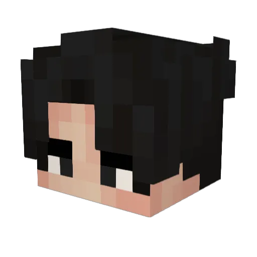 violet_marmalade Minecraft avatar head, 3D render