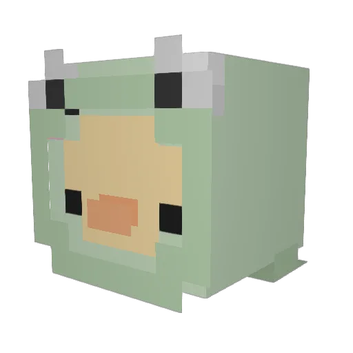 violetgrace13 Minecraft avatar head, 3D render
