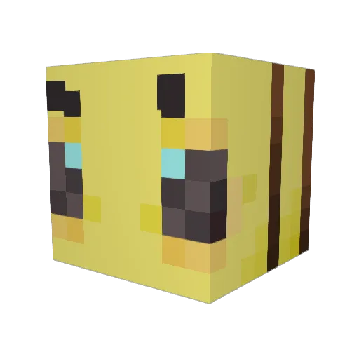 violette25 Minecraft avatar head, 3D render