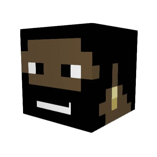 viosva Minecraft avatar head, 3D render
