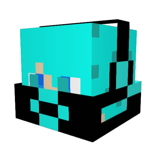 viper12255 Minecraft avatar head, 3D render
