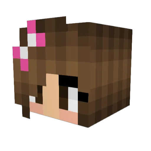 viper16x Minecraft avatar head, 3D render