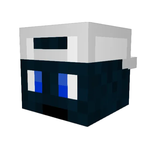 viper210510 Minecraft avatar head, 3D render