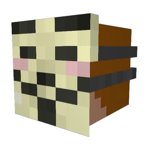viper716 Minecraft avatar head, 3D render