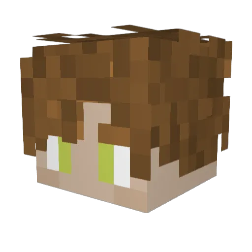 viper7766 Minecraft avatar head, 3D render