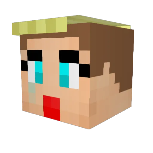 viper_118 Minecraft avatar head, 3D render