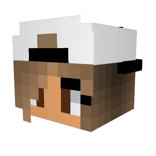 viperbans Minecraft avatar head, 3D render