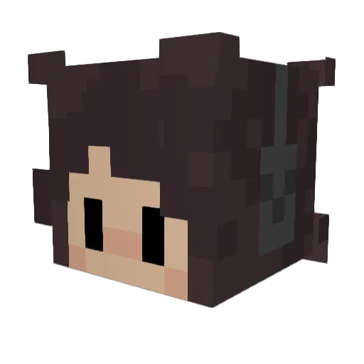 viperbigman Minecraft avatar head, 3D render