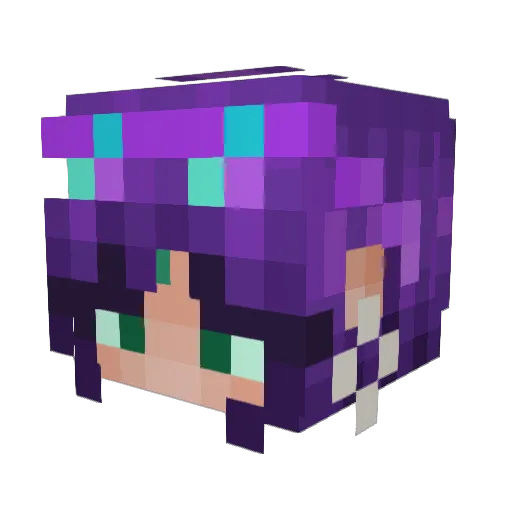 viperrings Minecraft avatar head, 3D render