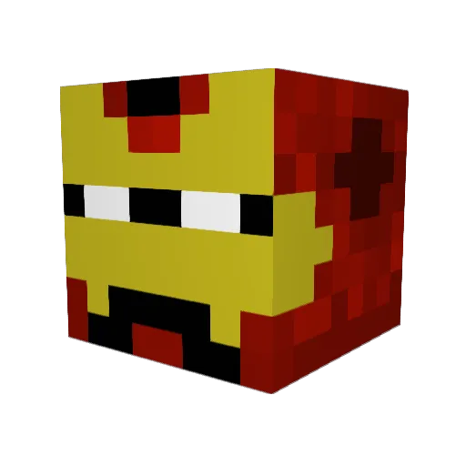 vipersman5 Minecraft avatar head, 3D render