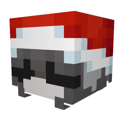 vipx1 Minecraft avatar head, 3D render