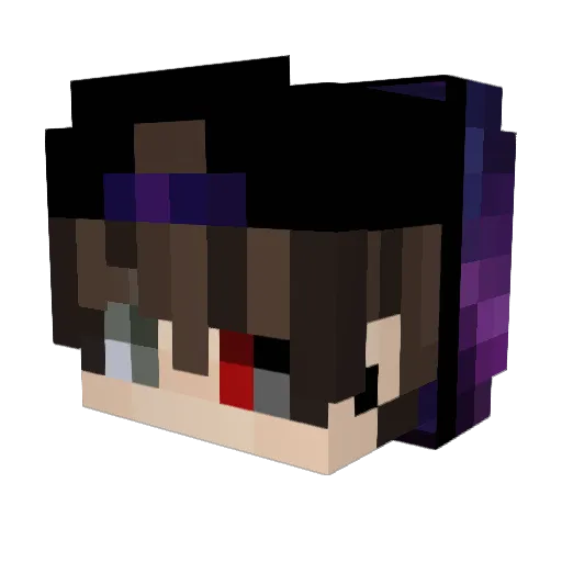 virage81 Minecraft avatar head, 3D render