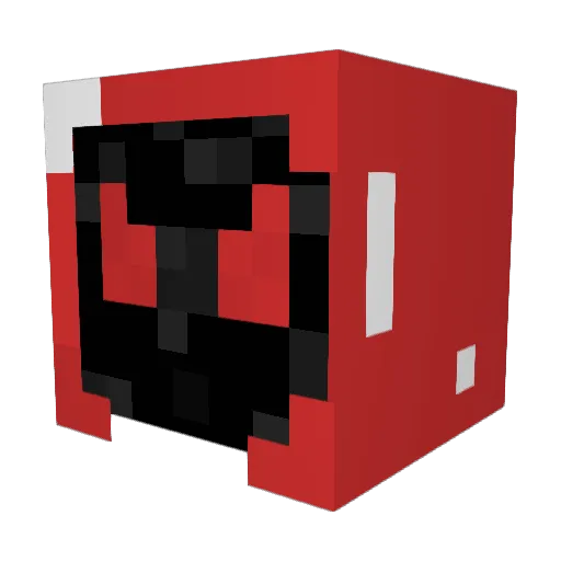 virgolo Minecraft avatar head, 3D render